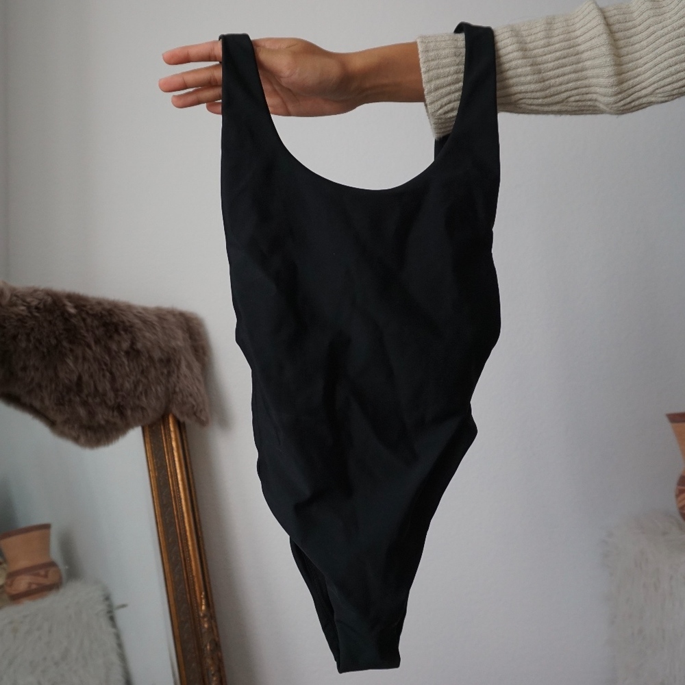 Aerie Swim One Piece Black XSmall